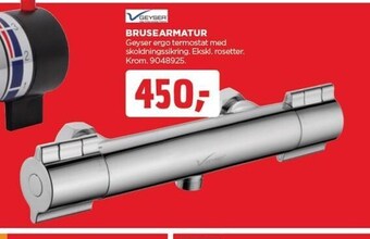 jem & fix Geyser brusearmatur tilbud