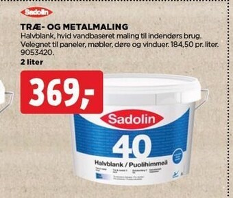 Sadolin træ- og metalmaling