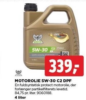 jem & fix Basta motorolie 5w-30 c2 dpf tilbud