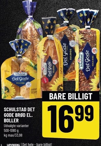 Løvbjerg Schulstad det gode brød el. boller tilbud