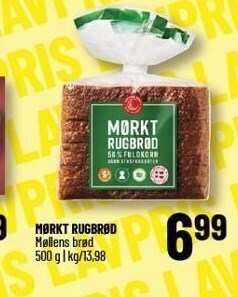 Løvbjerg Mørkt rugbrød tilbud