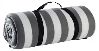 Picnictæppe i fleece/alu 200 x 200 cm