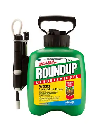 jem & fix Roundup weedx pump 'n go 2,5 liter tilbud