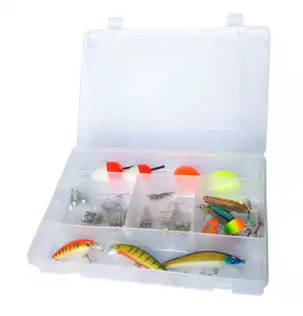 jem & fix Fiskeboks med fiskegrej 100 dele tilbud