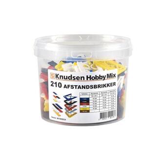 jem & fix Knudsen kilen afstandsbrikker - 210 stk tilbud