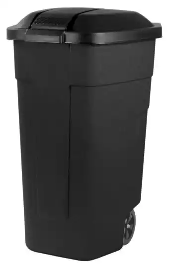 Skraldespand 110 liter m/hjul - curver