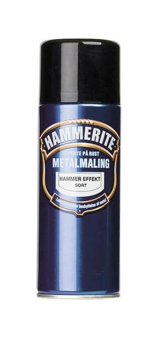 jem & fix Hammerite metalmaling sort hammereffekt 400 ml tilbud