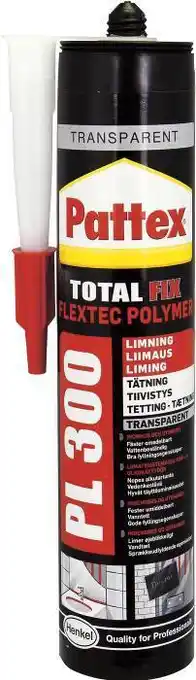 jem & fix Pattex montagelim pl300 klar 300 ml tilbud