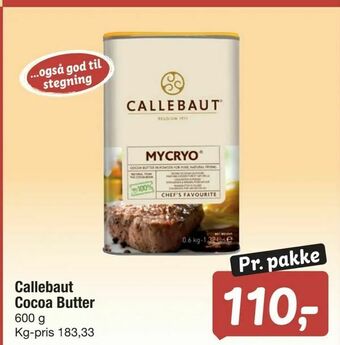 Fakta Tyskland Callebaut Cocoa Butter tilbud