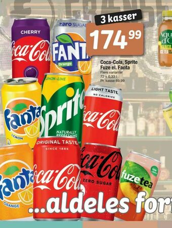 Fakta Tyskland Coca-Cola, Sprite Fuze el. Fanta tilbud