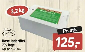 Fakta Tyskland Rose Inderfilet 7% lage tilbud