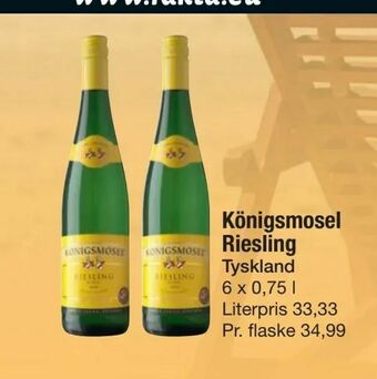 Fakta Tyskland Königsmosel Riesling tilbud