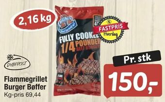 Flammegrillet Burger Bøffer