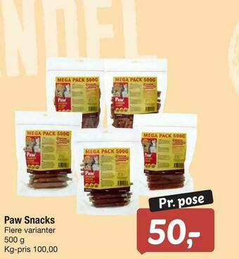 Fakta Tyskland Paw Snacks tilbud