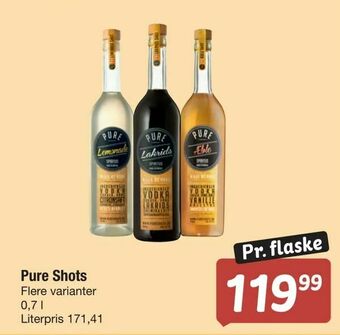 Fakta Tyskland Pure Shots tilbud