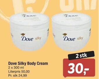Fakta Tyskland Dove Silky Body Cream tilbud