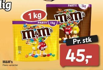Fakta Tyskland M&M's tilbud