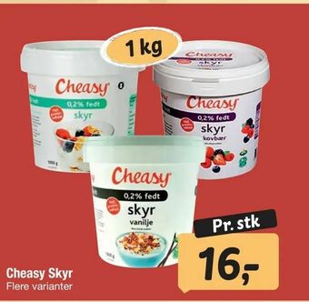 Fakta Tyskland Cheasy Skyr tilbud