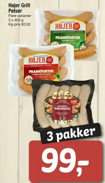 Fakta Tyskland Højer Grill Pølser tilbud