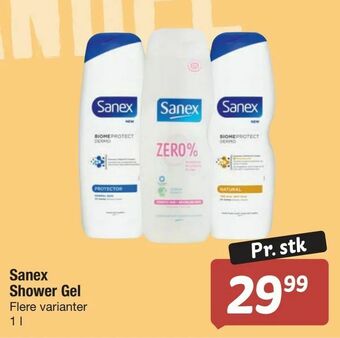 Fakta Tyskland Sanex Shower Gel tilbud