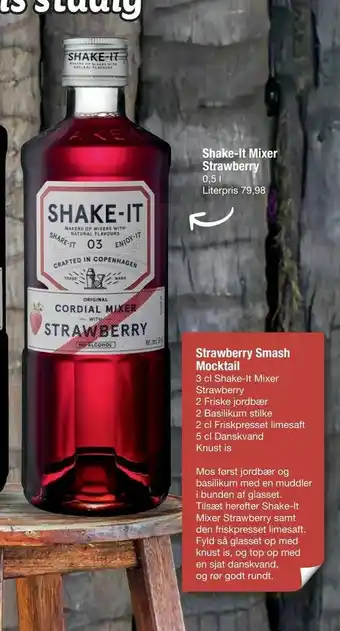 Fakta Tyskland Shake-It Mixer Strawberry tilbud