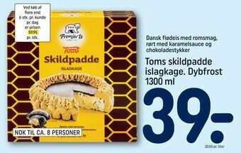 REMA 1000 Toms skildpadde islagkage tilbud