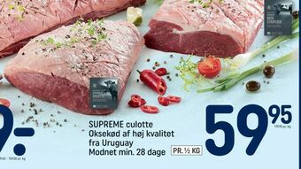 REMA 1000 Supreme culotte oksekød af høj kvalitet fra uruguay tilbud