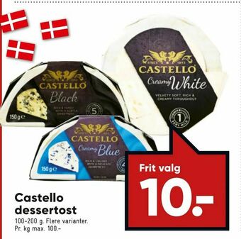 Bilka Castello dessertost tilbud
