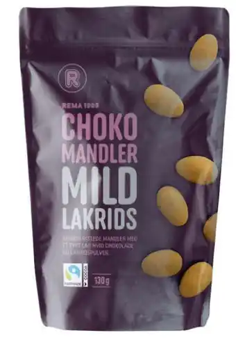 REMA 1000 Choko mandler, 130 g tilbud