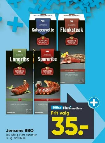 Bilka Jensens BBQ tilbud