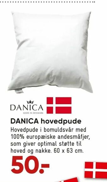 Bilka DANICA hovedpude tilbud