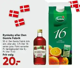 Bilka Rynkeby eller Den Gamle Fabrik tilbud