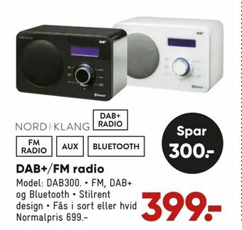 Bilka DAB+/FM radio tilbud
