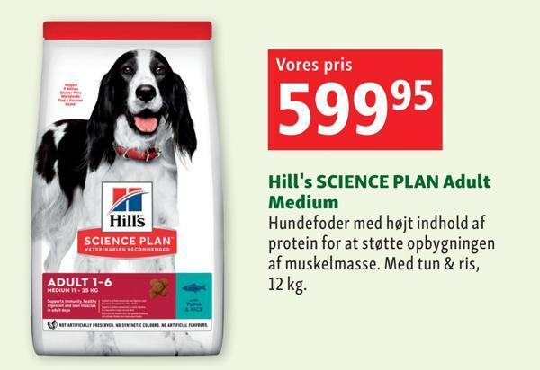 Maxi Zoo Hill's science plan adult medium tilbud