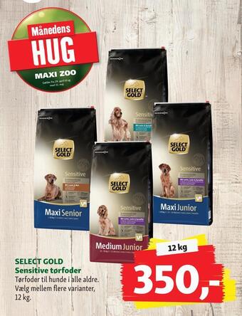 Maxi Zoo Select gold sensitive tørfoder tilbud