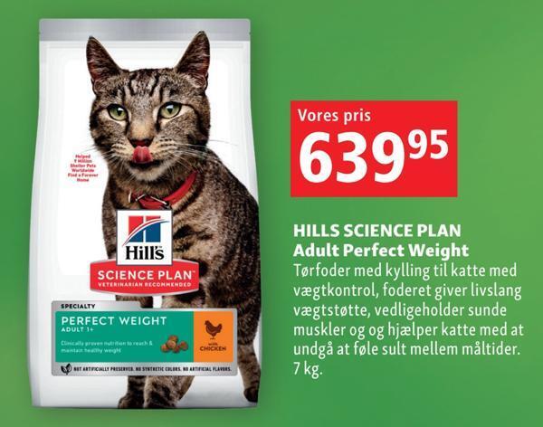 Maxi Zoo Hills science plan adult perfect weight tilbud