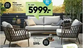 Bilka Mijas loungesæt tilbud