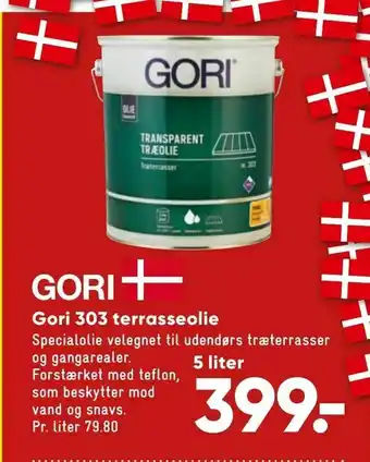 Bilka Gori 303 terrasseolie tilbud
