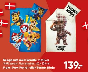 Bilka Sengesæt med kendte motiver tilbud