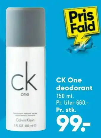 CK One deodorant