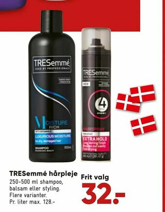Bilka TRESemmé hårpleje tilbud