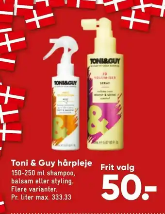 Toni & Guy hårpleje