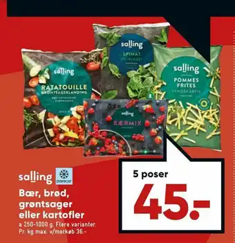 Bilka Bær, brød, grøntsager eller kartofler tilbud