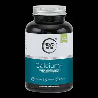 Helsemin Novo vita calcium+ 180 kap tilbud