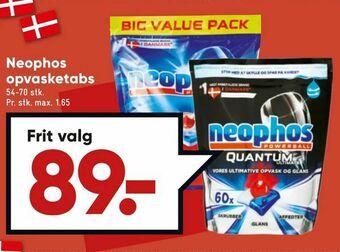 Bilka Neophos opvasketabs tilbud