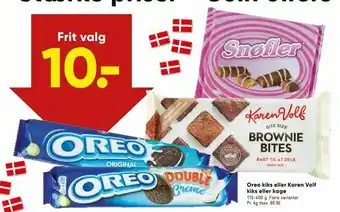 Bilka Oreo kiks eller Karen Volf kiks eller kage tilbud
