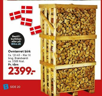 Bilka Ovntørret birk tilbud