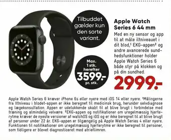 Bilka Apple Watch Series 6 44 mm tilbud