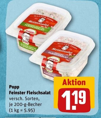 REWE DE Popp Feinster Fleischsalat tilbud
