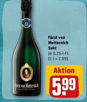 REWE DE Fürst von Metternich Sekt tilbud